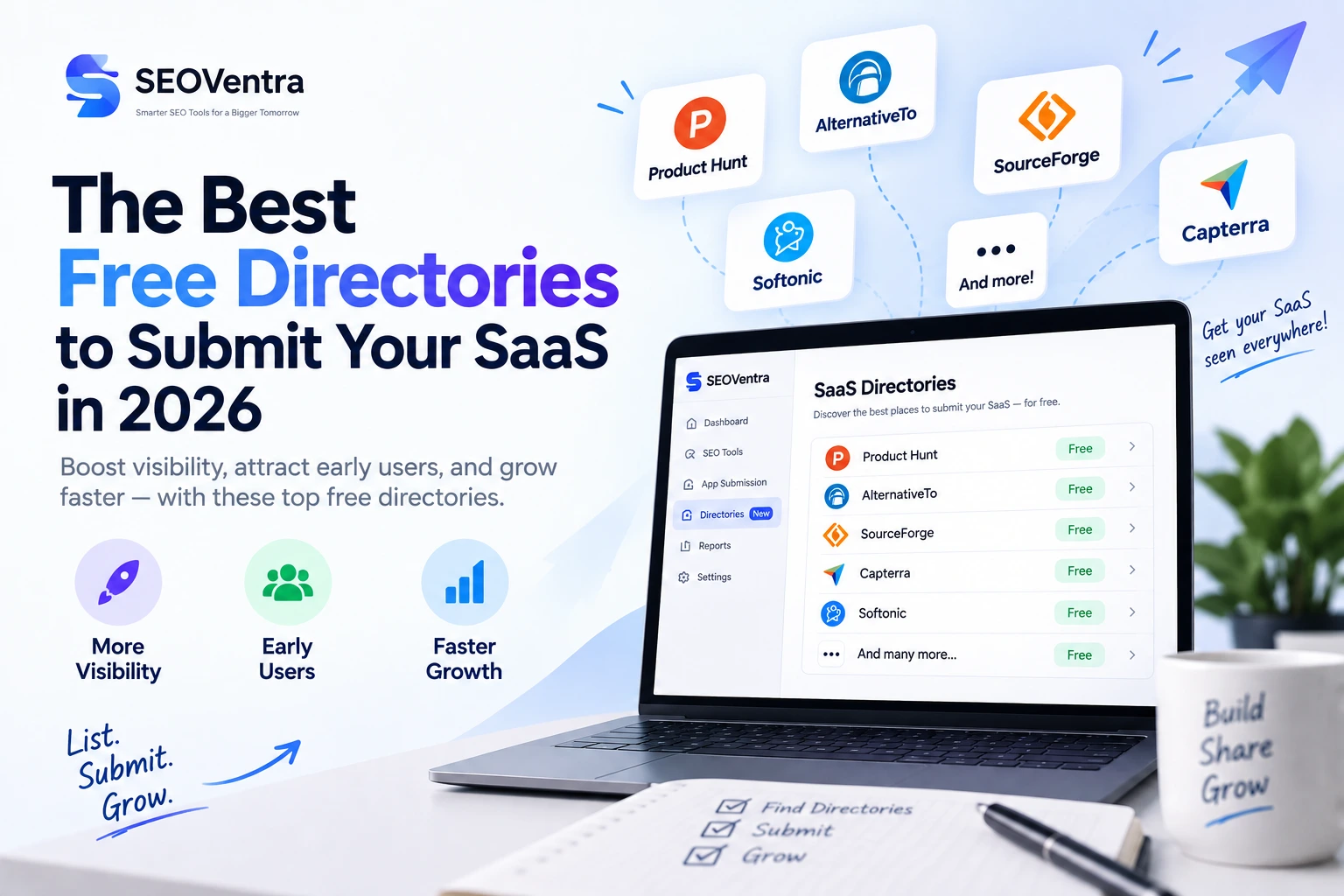 The Best Free Directories to Submit Your SaaS in 2026