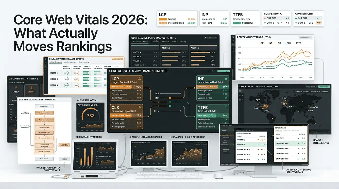 Core Web Vitals 2026: What Actually Moves Rankings